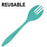 a heavy-duty dinner fork from a pack of 10.