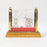 Decorative Kamdhenu Cow with Calf and Tulsi Plant Idol Set