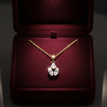 Elegant 3-Stone Pendant Necklace