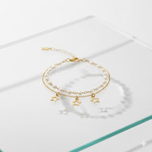 White Pearls Bracelet with Charm Star