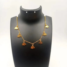 Golden-Plated Elephant Charm Necklace