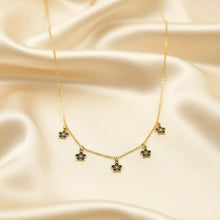 Golden Chain Flower Pendant Necklaces