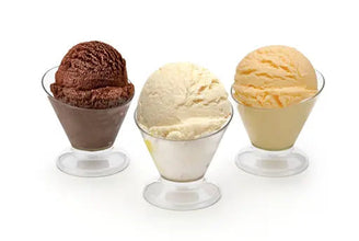 Unbreakable Plastic Dessert Bowls – Ideal for Ice Cream, Pudding & Sweets | Stylish Design | Pack of 6